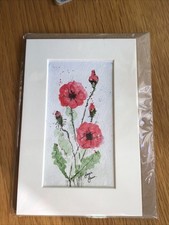 ORIGINAL watercolour card
