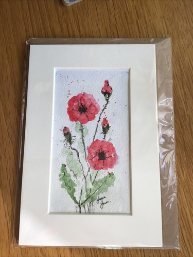 Original watercolour card - original,
