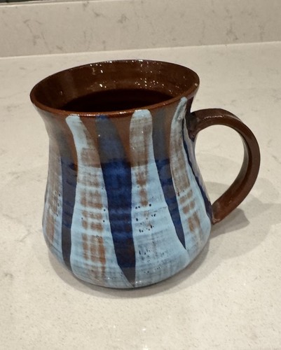 Vintage studio pottery mug - vintage,