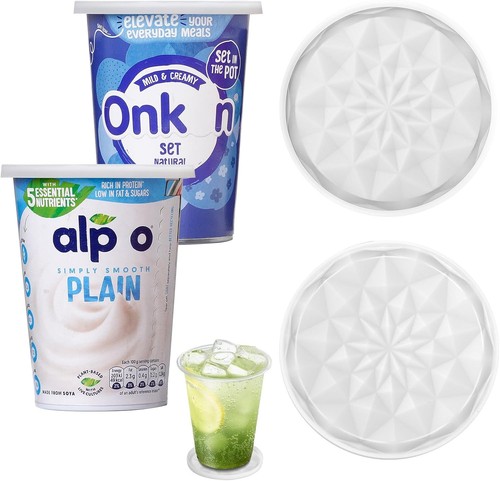 Yogurt pot lids 500g - pot, pack