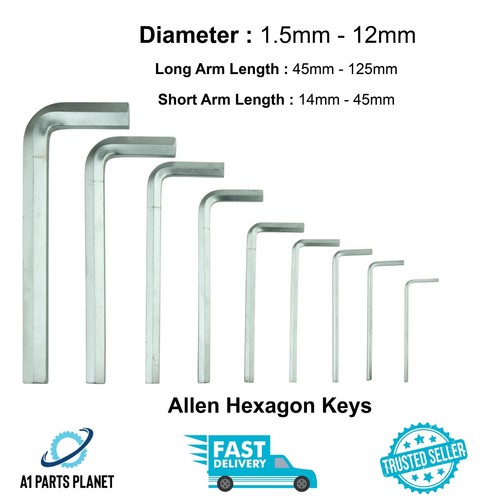 5mm 12mm metric allen key - 1.5mm,