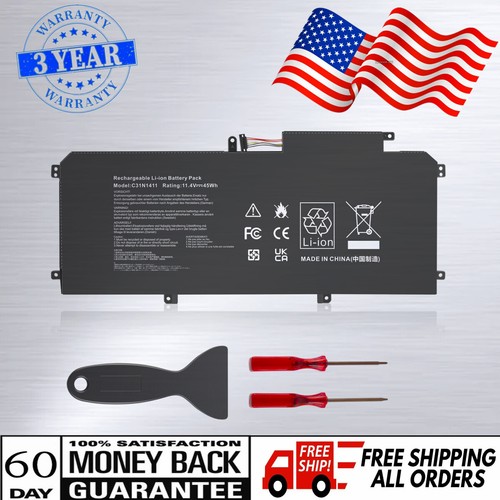 C31n1411 battery for asus - c31n1411,