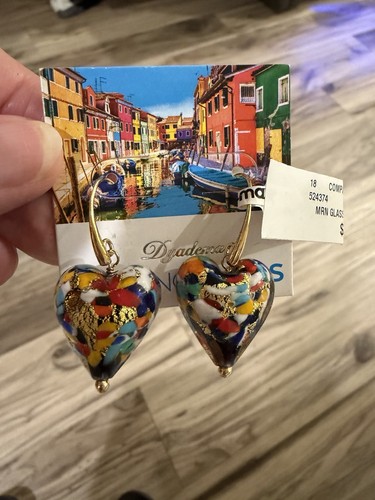 Murano glass dyadema bronze - glass,