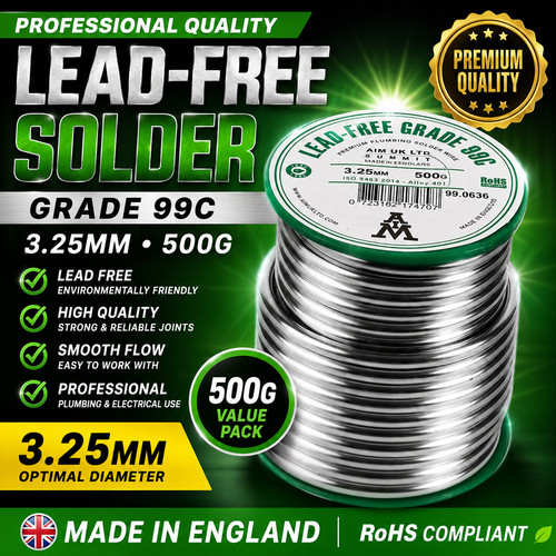 500g 25mm lead free - 3.25mm,