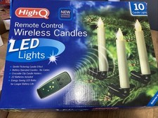 vintage old shop stock unused vgc 10 clip on wireless candle lights rc christmas