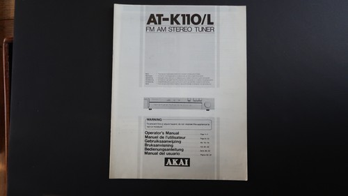Original akai k110 fm - akai, at-k110/l