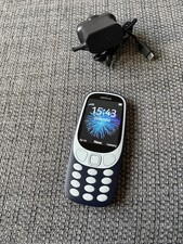 Nokia 3310 2017 Blue Mobile Phone Unlocked Fully Working TA-1008 Genuine