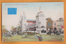 Yorkshire - Industrial Hall, Bradford Exhibition.      Postcard