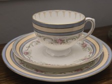 Stunning Antique Thomas Forester & Sons Ltd England c1912 Hand Painted Tea Trio