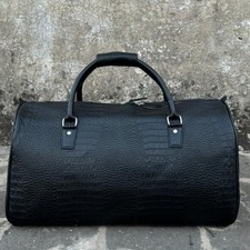 Men Women Leather Gym Sport Shoulder Bag Travel Overnight Luggage Handbag UK