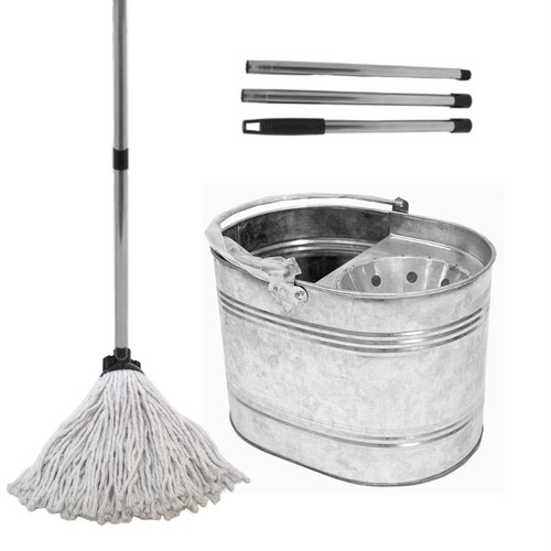 Litetron galvanized mop bucket - mop,