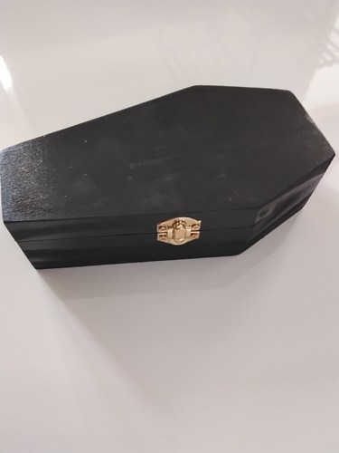 Wooden coffin halloween - wooden,
