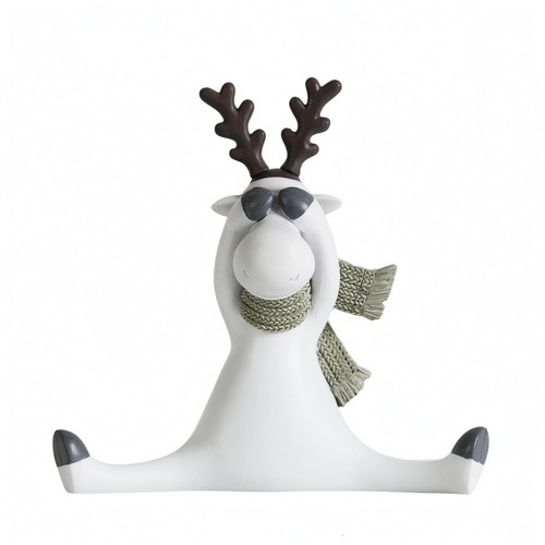 Deer figurine textured - deer,