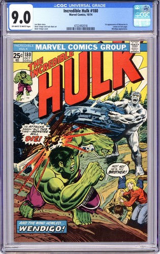 The incredible hulk 180 cgc - the,