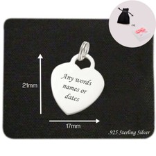 Engraved 925 Sterling Silver