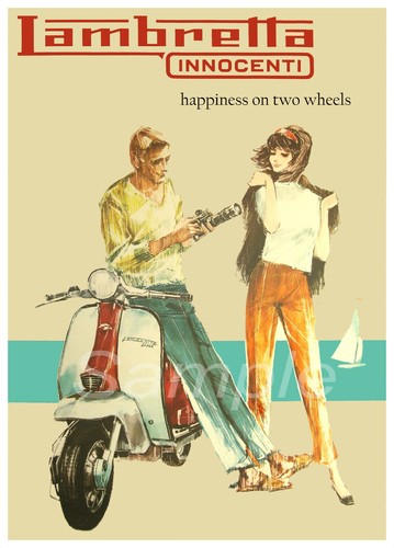 Vintage lambretta advertising - lambretta,