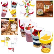 Yogurt Cup with Lid  Spoon &