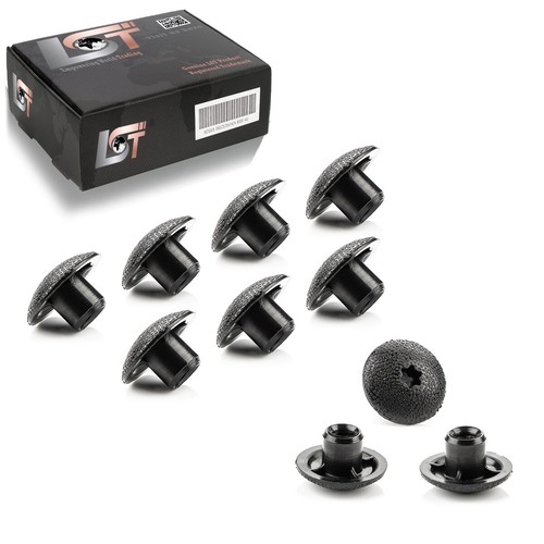 10x rear bumper mounting clip - bumper,