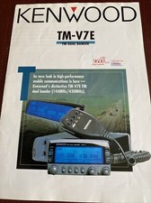 Kenwood TM-V7E FM Dual Bander Sales Leaflet Advertising