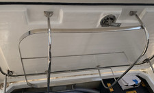 Fairline Boat Fender Storage under-hatch mount or vertical stores 3 9in fenders