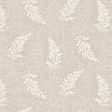 Belfield Home Dylan Embroidered Curtain Fabric - Linen - Sold by the Metre