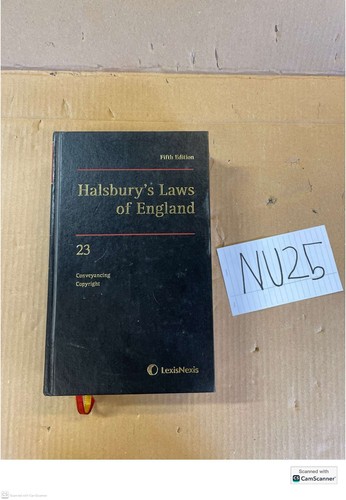 Halsbury laws england 5th - halsbury's,