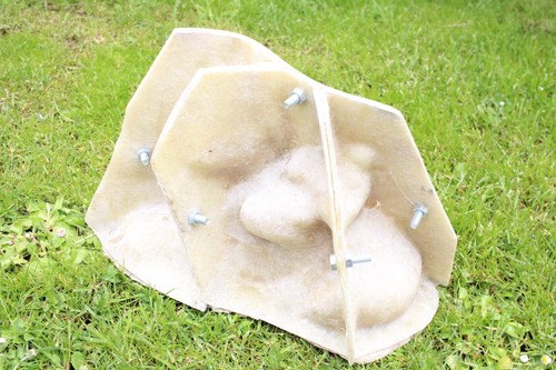 Latex and fibreglass mould - and, for
