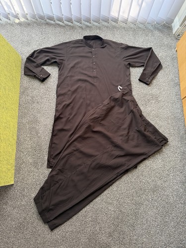 Brown shalwar kameez - brown,