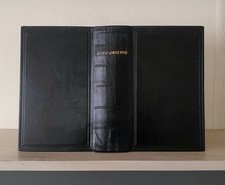ANTIQUE HEBREW BIBLE, LEATHER BOUND, PRINTED IN  1906