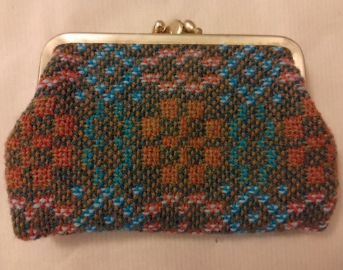 Welsh tapestry wool purse - welsh,