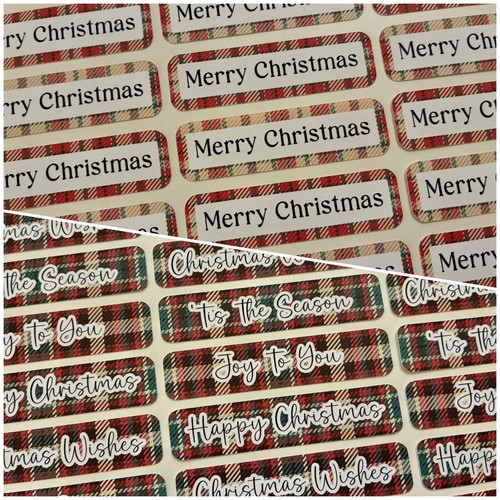 15x tartan merry christmas - tartan,