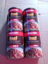 4 tins of Frank's beef