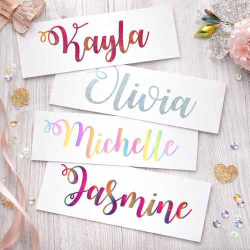 Personalised name stickers - personalised,