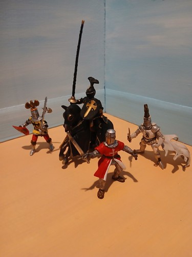 Schleich and papo knights - papo,