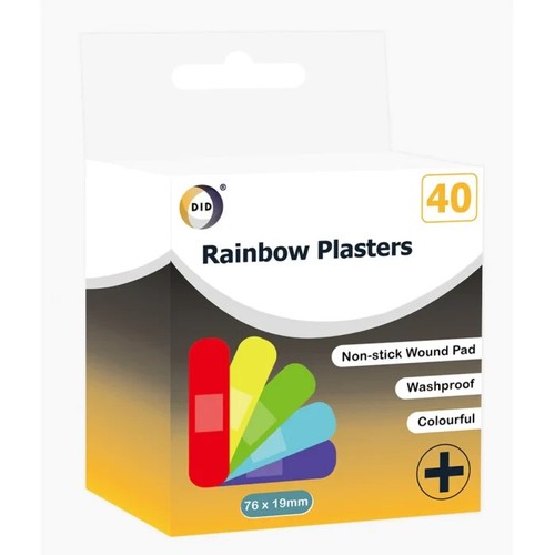 120 rainbow plasters washproof - 120,