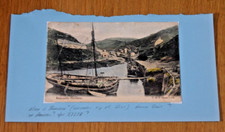 Bideford Quay Dock from Bridge Postcard Vintage Sailing Ship Ships  RARE