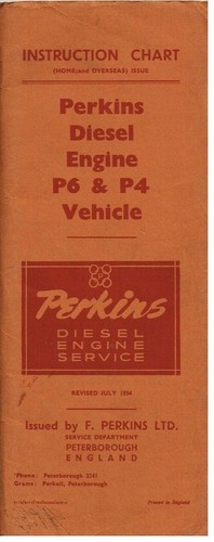 Perkins p6 series diesel - p4,