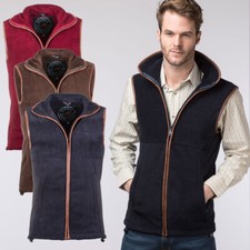 Mens Fleece Waistcoat Country