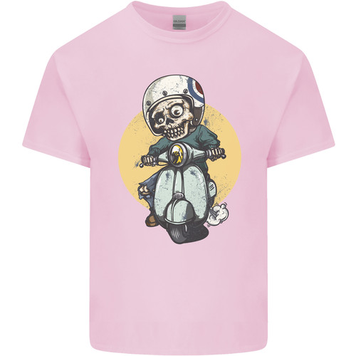 Mod scooter moped skull mens - scooter,