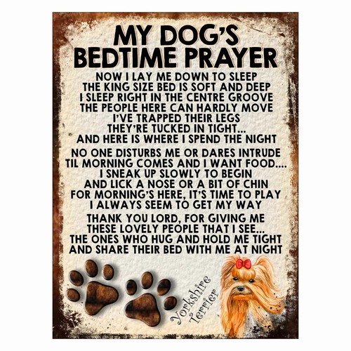 Dog bedtime prayer retro - bedtime,