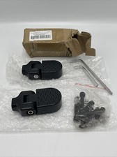 Akemaio 1 Pair Bicycle Rear Pedals Folding Footrests Non-Slip Rear Foot Rest