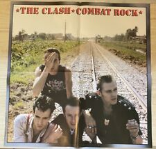 The Clash Combat Rock LP Poster Rare and original 61cm x 61cm