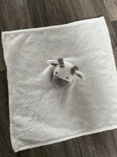 Moon & Stars White Grey Plush