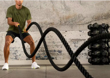 Battle Rope. Gym / fitness /