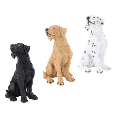 Dog Statue Resin Cute Look