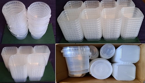 200 plastic pots ideal - plastic,