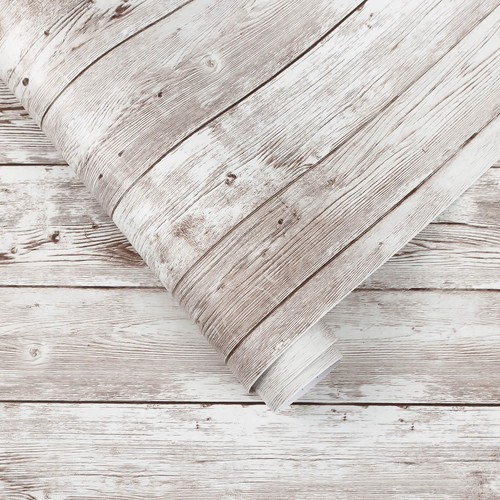 Peel stick wood grain - &,