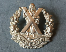WW1 CAMERON HIGHLANDERS WHITE