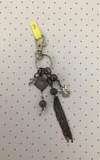 Guardian Angel/Gothic Gift, Favour, Key Ring, Bag Charm + Net Bag +Gift Bag +Tag