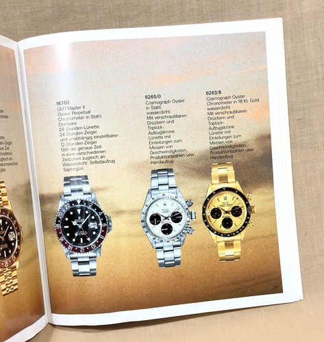 Rolex 1984 vintage catalogue - rolex,